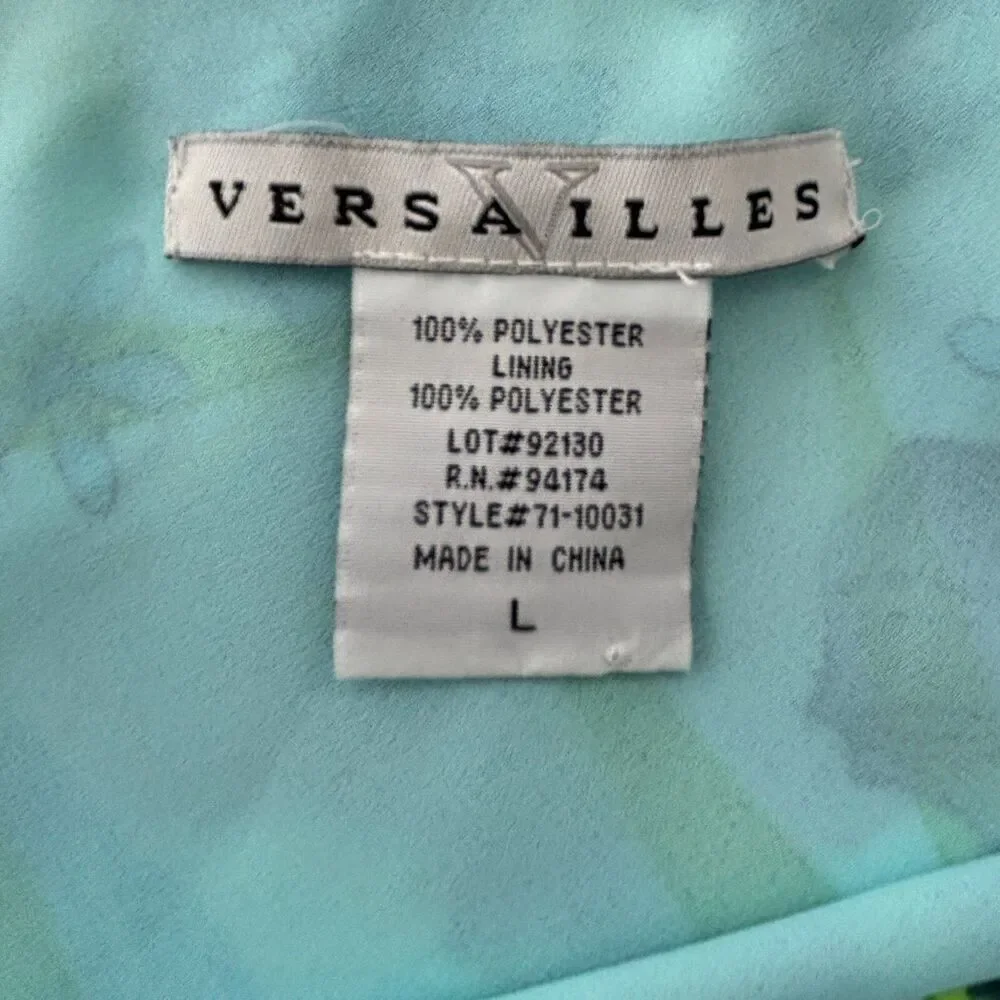 Versailles Y2K Floral Fairy Fit Flare Ruffle Skirt Large Festival Ethereal